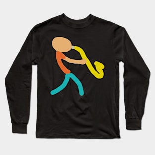 Saxophone Long Sleeve T-Shirt